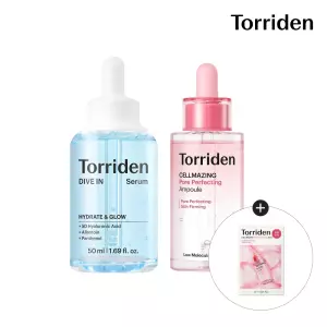[SET] 다이브인 저분자 히알루론산 세럼 50ml+셀메이징 콜라겐 모공 탄력앰플 30ml