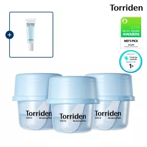 [SET][단독] 다이브인 저분자 히알루론산 모델링 팩 25g X 3개 (+다이브인 세럼 20ml)