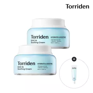 [SET] 다이브인 저분자 히알루론산 수딩 크림 100ml X 2개 (+다이브인 세럼 20ml)