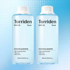 [2개] 다이브인 저분자 히알루론산 토너 300ml (+수딩크림 20ml)