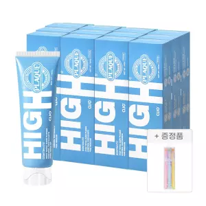 [크리오] 덴티메이트 하이토탈케어 플라그 컨트롤 치약 150g x 12개+젤리풀브러쉬3입