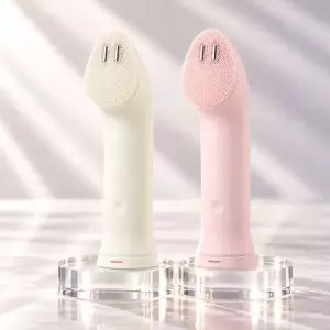 [3D진동클렌징/모공케어] 에이지알 부스터 진동 클렌저 헤드 (베이지/핑크)