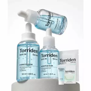[SET] 다이브인 저분자 히알루론산 세럼 50ml+40ml+40ml (+다이브인 수딩크림 20ml+시카 패드 10