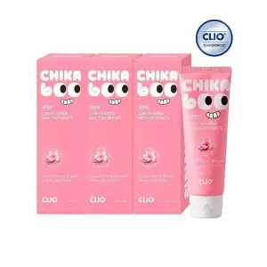 [하프클럽/] 치카부 마일드 바이옴 키즈 저불소 치약 체리블라썸 90g 3입 x1개