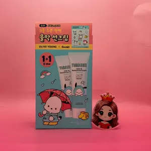 모이스처 60ml + 포차코 스티커 &&& 다이브인 선 크림 1+1 기획 산리오
