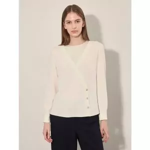 [올리비아로렌] 라운드 랩 블라우스 VOCNL4F8231[36123947]