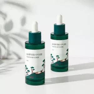 ROUNDLAB [뷰티][2pack] 소나무 진정 시카 앰플 대용량 50ml (+동백 선세럼 7ml + 소나무 마스크