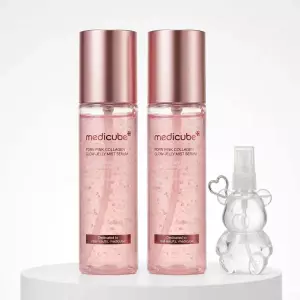 [ 화잘먹미스트/시원촉촉] PDRN 핑크 콜라겐 글로우 젤리 미스트 100ml 더블기획
