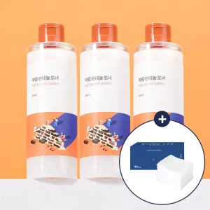 슈퍼 약콩 판테놀 토너 250ml 3개 세트 +늘어나는 스킨패드 40매입