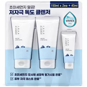 1025 독도 클렌저 150ml 2개 + 40ml 저자극 약산성 클렌징폼