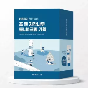 [7일특가/박재훈PICK] 포 맨 자작나무 토너/크림 2종기획 (+쉐이빙 폼 40ml)