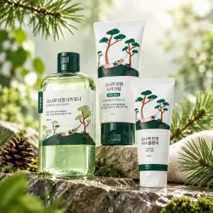 포 맨 소나무 집중진정 토너200ml+크림75ml+클렌저40ml
