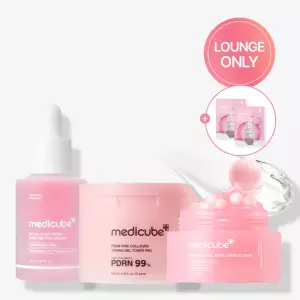 PDRN 미백 보습 3종 세트 (겔 패드70매 + 캡슐크림55ml 라이트 앰플30ml)