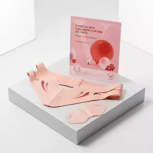 브이라인탄력케어 동백 딥 콜라겐 브이 리프팅 겔 마스크