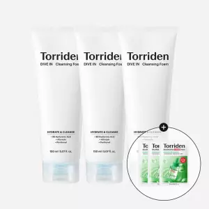 내일오네 NEW 다이브인 저분자 히알루론산 클렌징폼 150ml * 3개 GIFT 밸런스풀 마스크팩 3매 10321