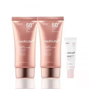콜라겐 톤업 선크림 50ml X2개 / SPF50+ PA++++