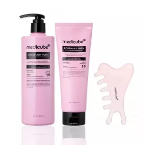 로즈마리 PDRN 완화 2종 세트 (샴푸 400ml + 컨디셔너 250ml)